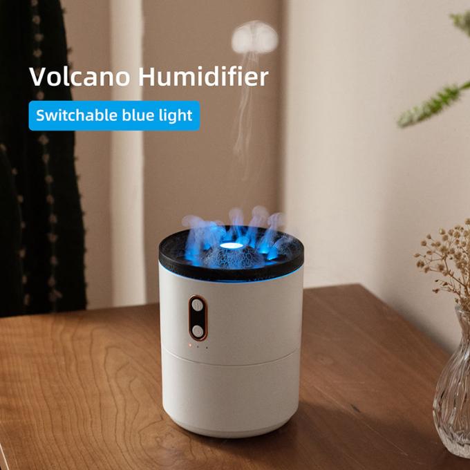 Venta caliente Humidificador de volcán JellyFish Mini portátil Volcán de forma de pulverización Ultrasonido Humidificador Humidificador de medusas 1