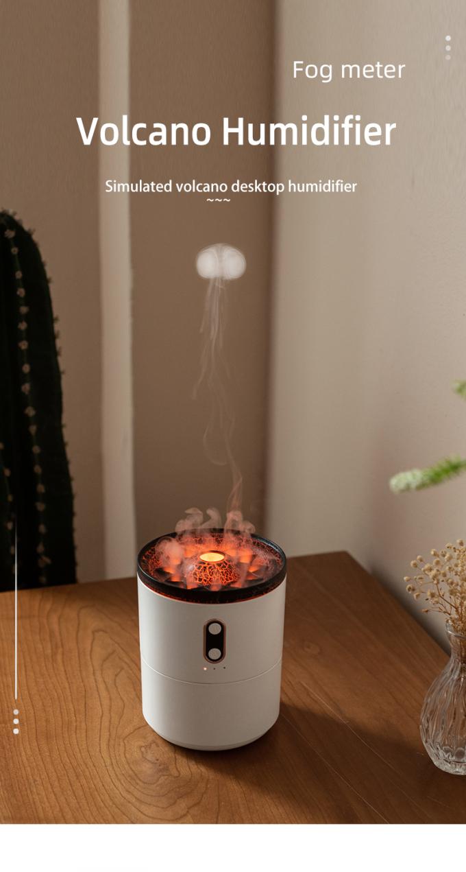 Venta caliente Humidificador de volcán JellyFish Mini portátil Volcán de forma de pulverización Ultrasonido Humidificador Humidificador de medusas 2