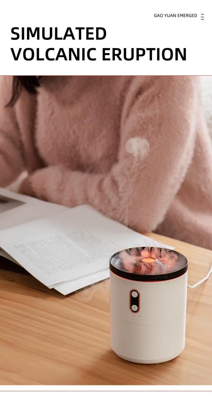 Venta caliente Humidificador de volcán JellyFish Mini portátil Volcán de forma de pulverización Ultrasonido Humidificador Humidificador de medusas 6