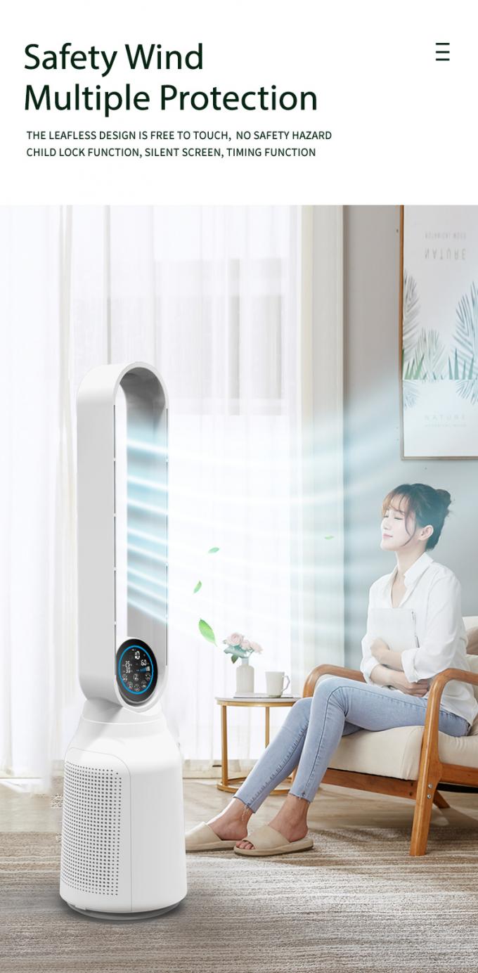 HOMEFISH Purificador de aire doméstico 8 marchas Velocidad ajustable Oscilación de 90 grados 13
