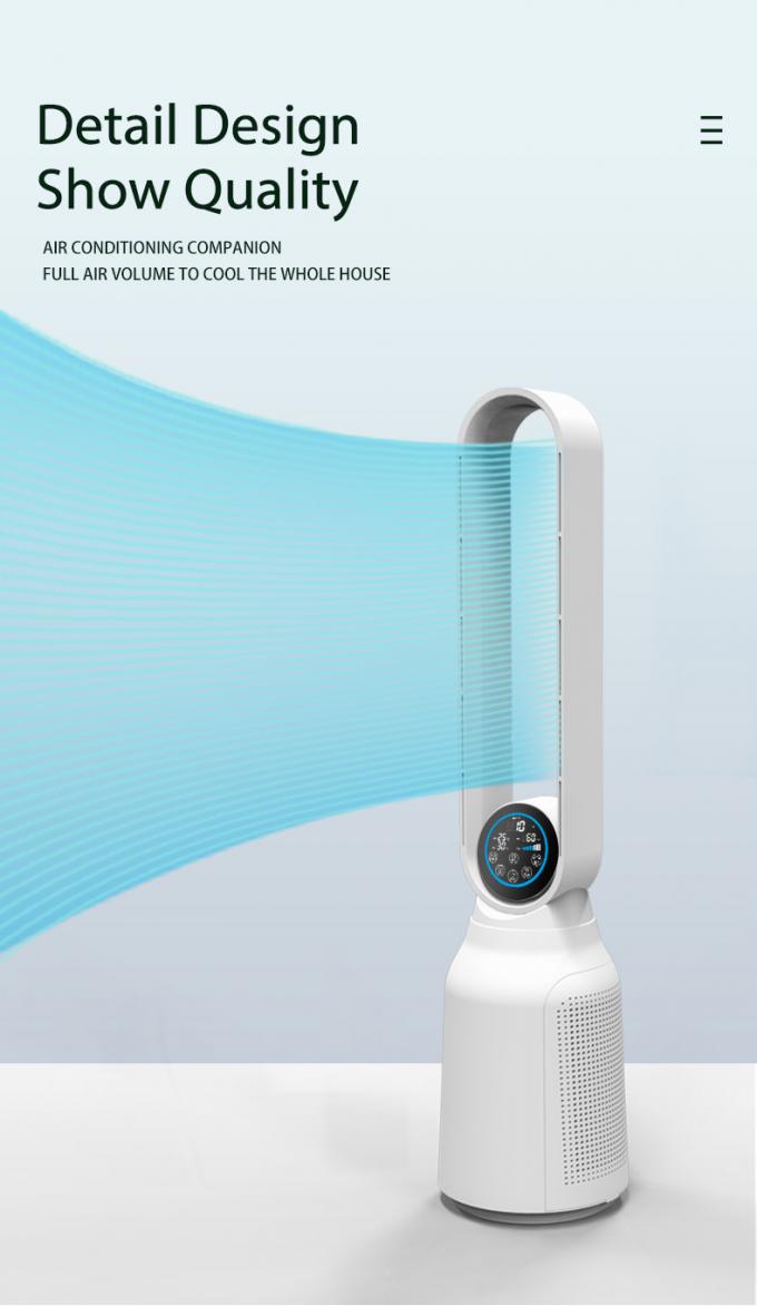 HOMEFISH Purificador de aire doméstico 8 marchas Velocidad ajustable Oscilación de 90 grados 12