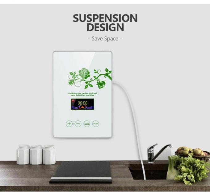HOMEFISH Purificador de aire comercial cocina uso de oxígeno activo máquina de esterilización de frutas y verduras 400mg/h 11
