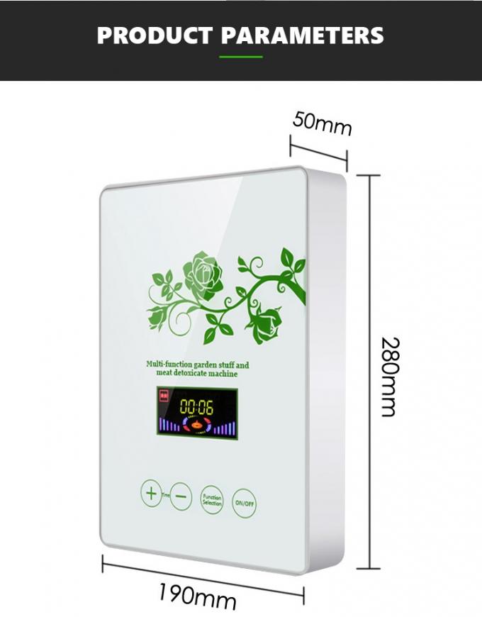 HOMEFISH Purificador de aire comercial cocina uso de oxígeno activo máquina de esterilización de frutas y verduras 400mg/h 9