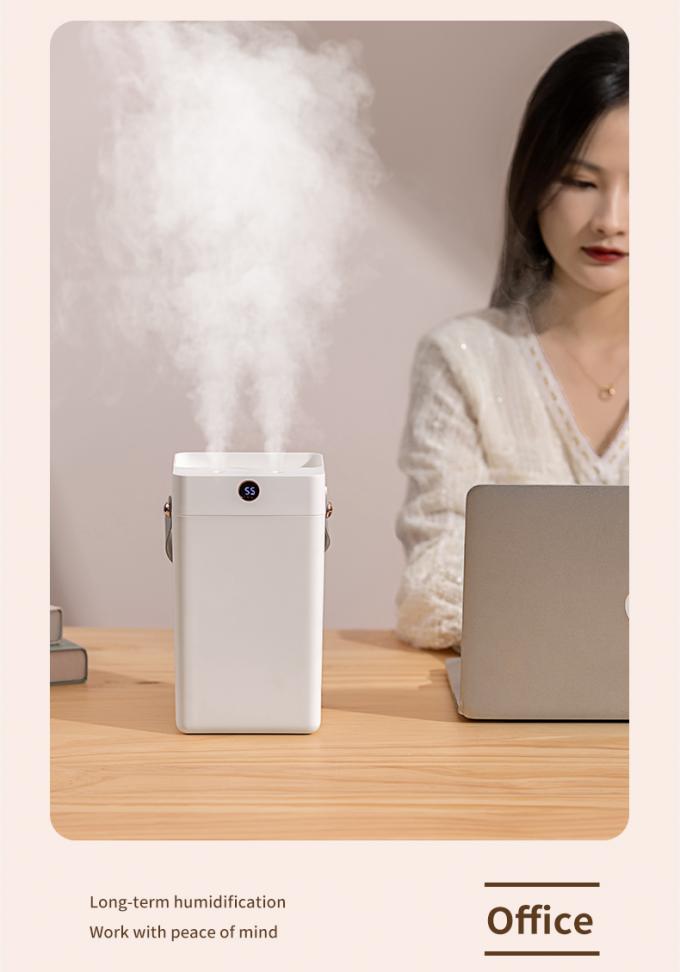 HOMEFISH Desktop 3L Humidificadores de aire portátiles de pulverización doble por ultrasonido para oficina 4