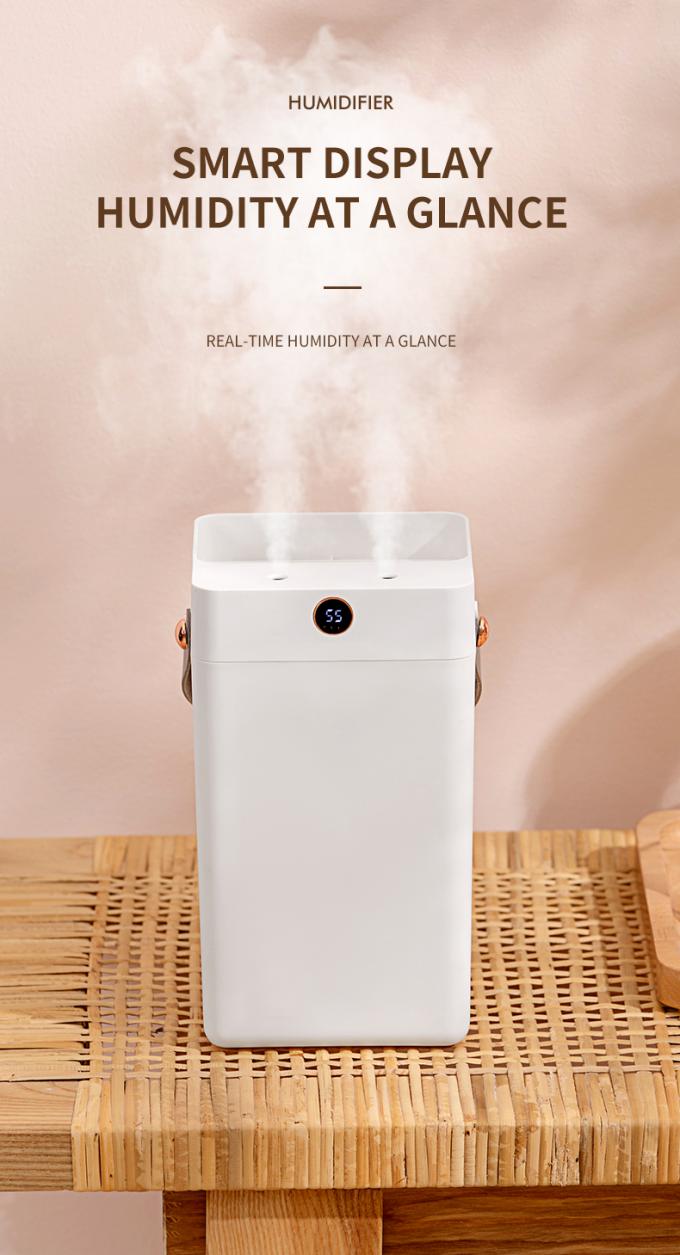 HOMEFISH Desktop 3L Humidificadores de aire portátiles de pulverización doble por ultrasonido para oficina 6