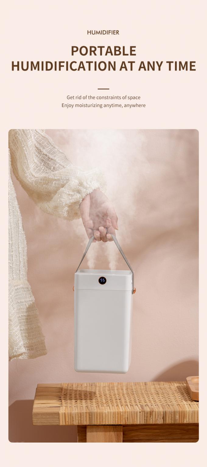 HOMEFISH Desktop 3L Humidificadores de aire portátiles de pulverización doble por ultrasonido para oficina 9