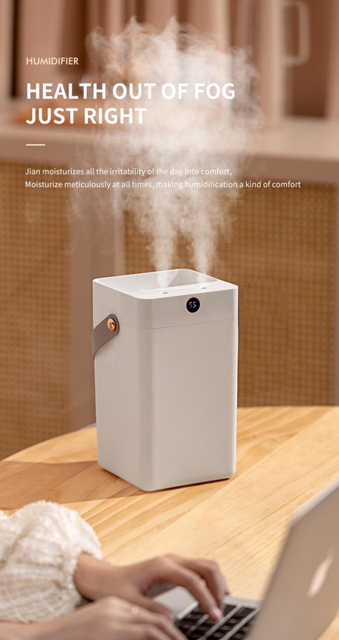 HOMEFISH Desktop 3L Humidificadores de aire portátiles de pulverización doble por ultrasonido para oficina 10