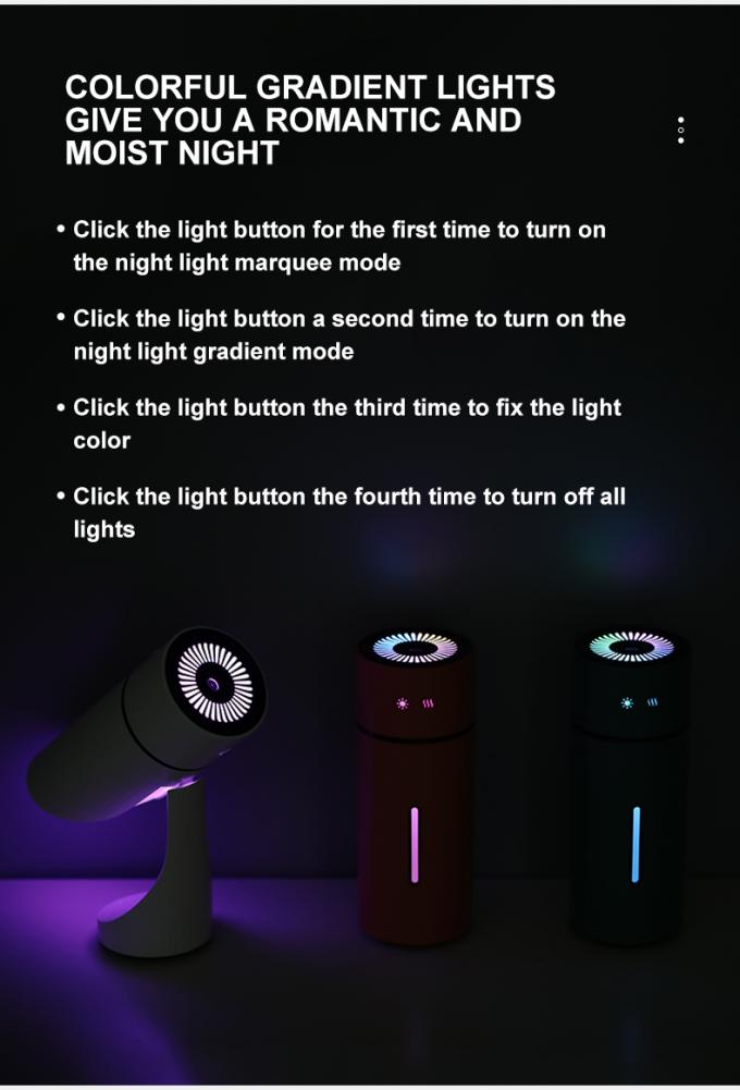 Homefish OEM USB Luftbefeuchter Tragbare Mini Humidificador de escritorio personal Luftbefeuchter Leise Luftbefeuchter mit 2 Modificación 10