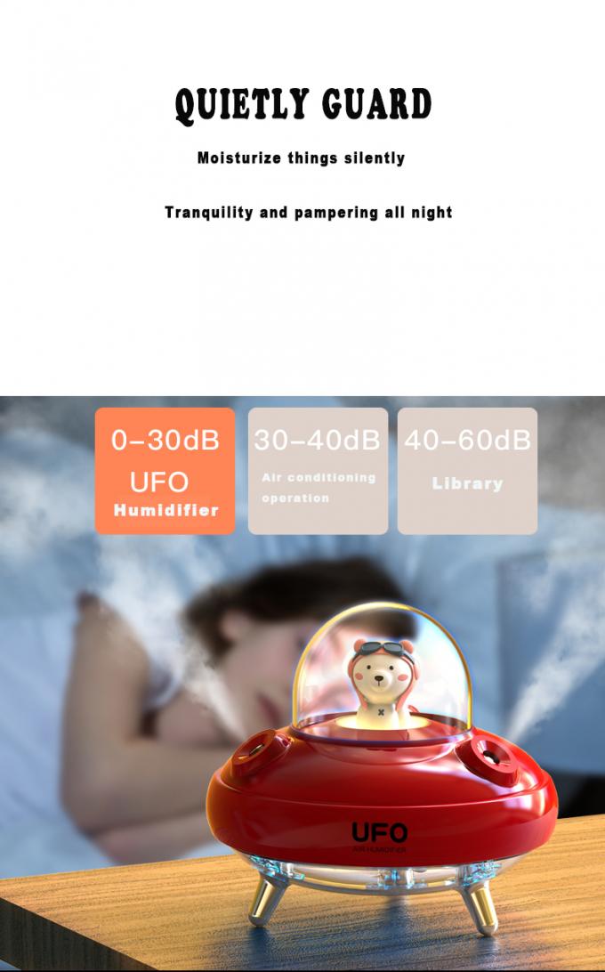 Un humidificador para astronautas de OVNIs sin cable de 400 ml USB 5V 6