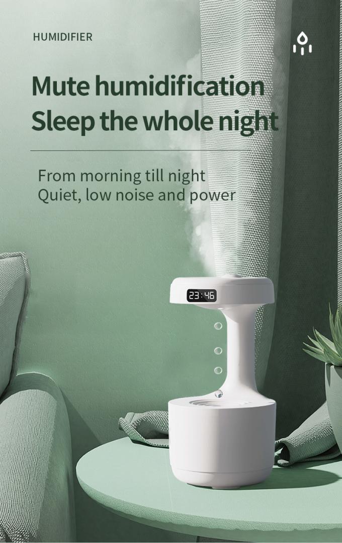 HOMEFISH 100-150ml/H Humidificador de aire anti-gravedad Máquina de aromaterapia de retorno de gotas de agua 5
