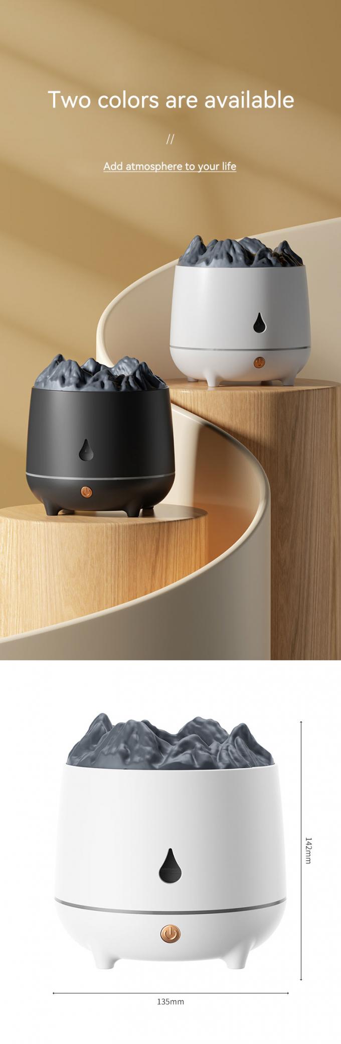 Nueva llegada Humidificador de aromaterapia volcánico de 400 ml Mini Humidificador de aire portátil de dos modos Humidificador de aromaterapia inteligente 11