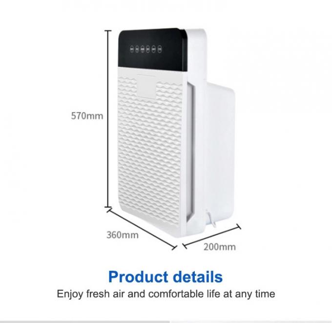 HOMEFISH purificador de aire UV de iones negativos con filtro HEPA de 50 Hz 4
