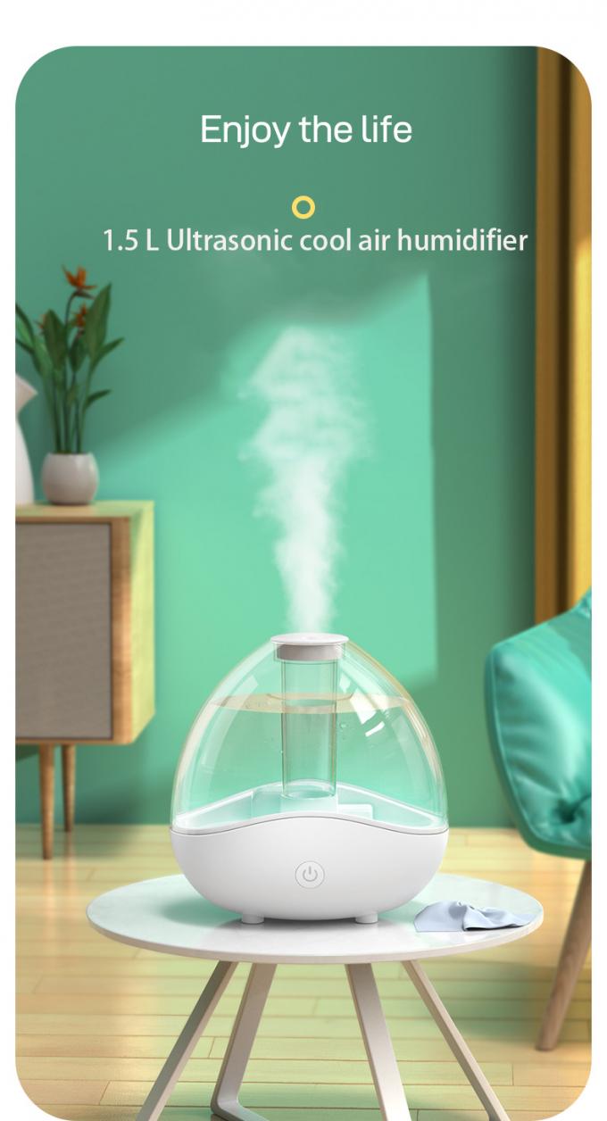 HOMEFISH OEM ODM Humidificadores de habitaciones para el hogar de gran capacidad Esterilización ultrasónica 2