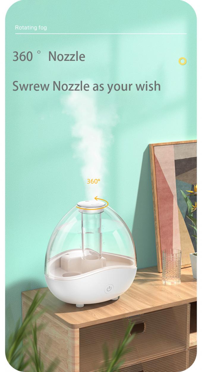 HOMEFISH OEM ODM Humidificadores de habitaciones para el hogar de gran capacidad Esterilización ultrasónica 4
