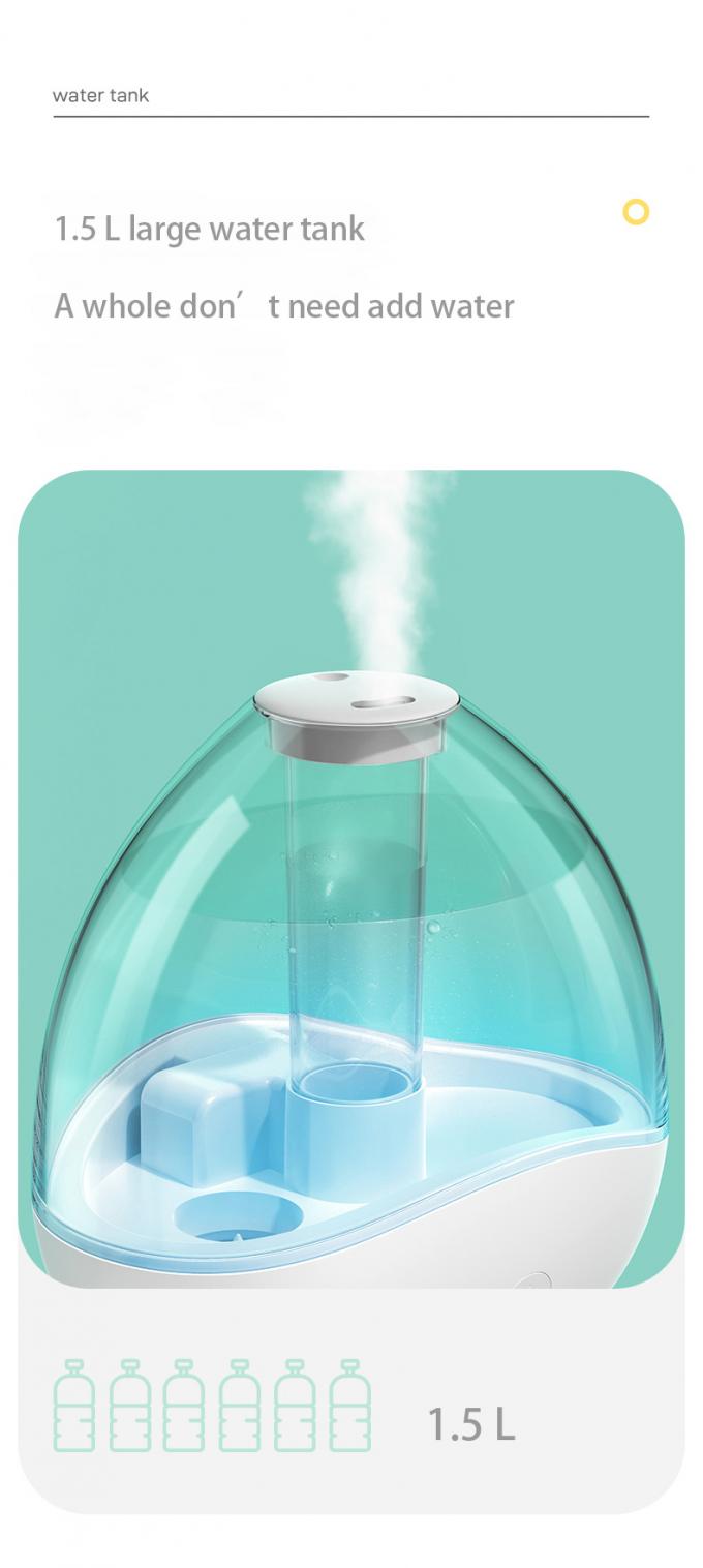 HOMEFISH OEM ODM Humidificadores de habitaciones para el hogar de gran capacidad Esterilización ultrasónica 8