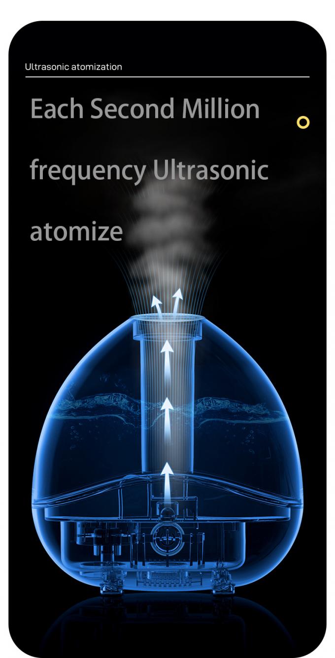 HOMEFISH OEM ODM Humidificadores de habitaciones para el hogar de gran capacidad Esterilización ultrasónica 10