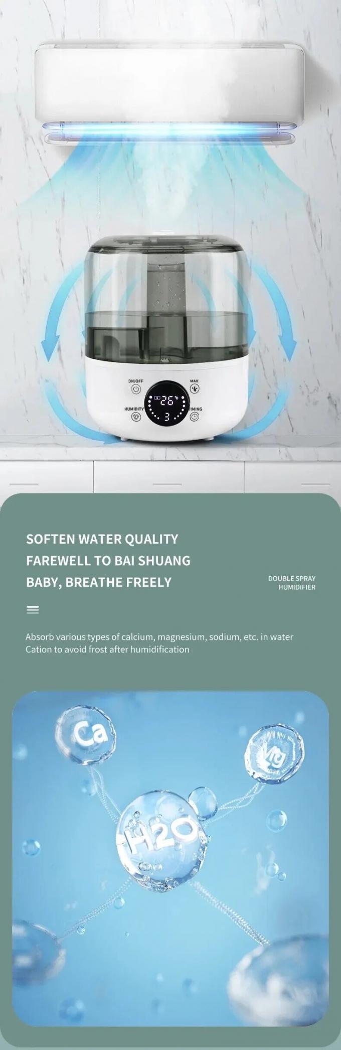 Humidificador de escritorio silencioso de gran capacidad para el hogar y la oficina con aromaterapia 4