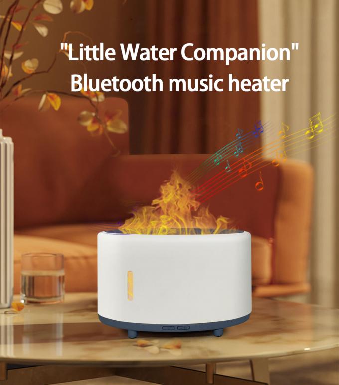 Humidificador de llama tranquila Bluetooth Remote LED Aromaterapia personalizado 150ml 0