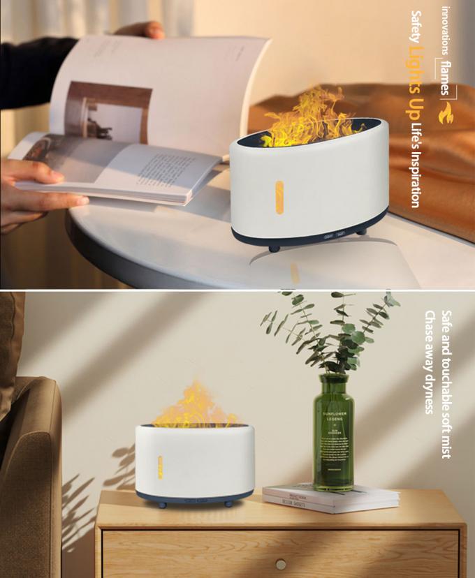 Humidificador de llama tranquila Bluetooth Remote LED Aromaterapia personalizado 150ml 3