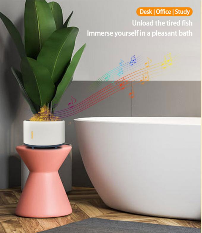 Humidificador de llama tranquila Bluetooth Remote LED Aromaterapia personalizado 150ml 6