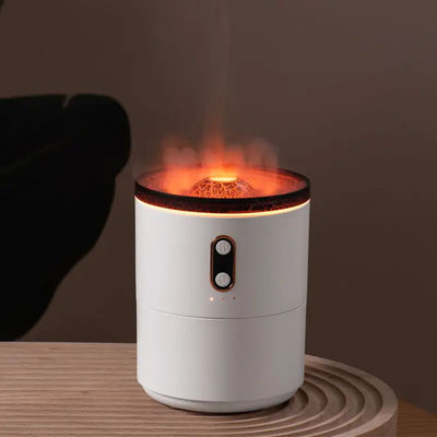Buen precio Venta al por mayor 2023 Nuevo diseño de pozo volcánico Humidificador JellyFish Volcán portátil Humidificador de forma ultrasónica Humidificador de medusas en línea