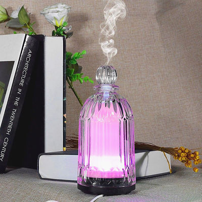 Buen precio HOMEFISH OEM Dropshipping Multicolor 120ml Vidrio Humidificador Diffusor de Aceites Esenciales Diffusor de Olor Máquina en línea