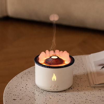 Buen precio Más reciente de lujo de la llama volcánica aroma difusor aceite aroma 360 difusor máquina de olor ultrasónico 3d fuego llama aroma difusor en línea