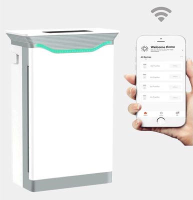 HOMEFISH Lámpara de escritorio UV germicida Ionizador negativo Purificador de aire 250CFM