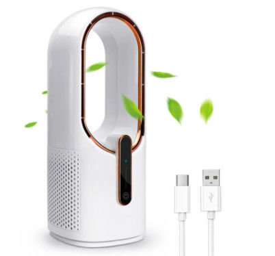 comprar HOMEFISH Humidificador de ventilador de habitación sin hojas USB Recargable Cooler de aire 3 Gear online manufacture