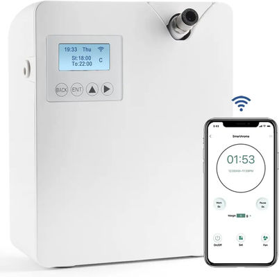 Buen precio Máquina de aire aromático HVAC Control remoto 300ML Nebulizador de aire frío portátil Máquina de difusor de olor inteligente con Bluetooth en línea