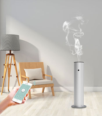 Buen precio HOMEFISH Máquina de fragancia de aceite puro de atomización en frío 500ml Difusor de aroma montado en el piso WIFI Difusor de olor para el vestíbulo del hotel en línea
