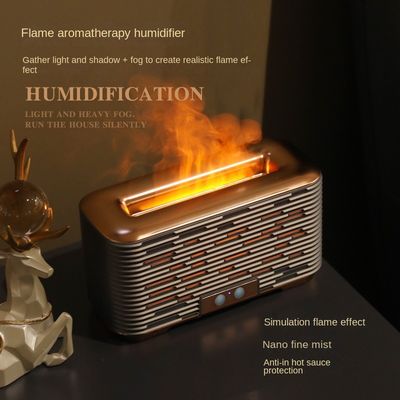 Aromaterapia de llama Humidificador Nano Niebla silenciosa Gran capacidad de humidificación de la máquina con la luz de la atmósfera