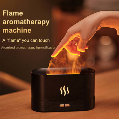 Buen precio Humidificador de efecto de llama de aromaterapia de aceite esencial Ultrasonido Humidificador silencioso en línea