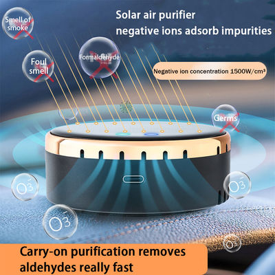 Buen precio Purificador de aire solar Desodorizador de automóviles con energía solar Diseño compacto Limpiador de olores en línea