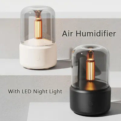 Buen precio Nebulizador de niebla humidificador de aromaterapia difusor de aire mini portátil humidificador de aire difusor con luz de atmósfera en línea