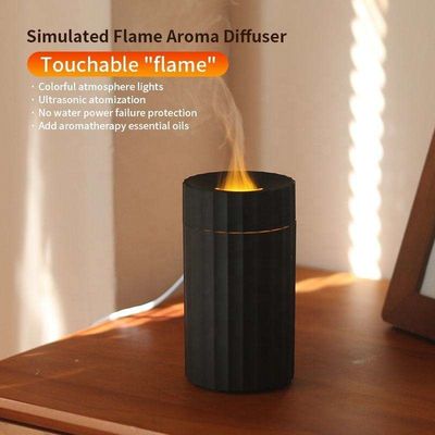 Buen precio Nueva llegada Nuevo usb caliente flame de aceite esencial difusor de aroma ultrasónico aire portátil humidificador sin agua 100ml coche difusor de aroma en línea