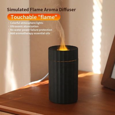 Buen precio Tipo C Humidificador de llamas de 100 ml Difusor de aroma de fuego con luz de cambio LED de 7C en línea